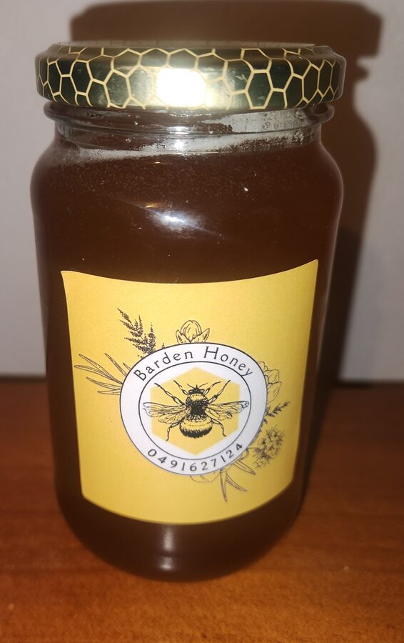 Barden Honey Raw Bush Honey, 500g jar